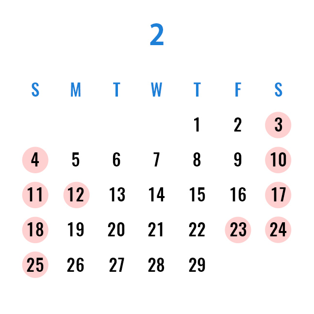 Head Office and Sales Office Calendar
