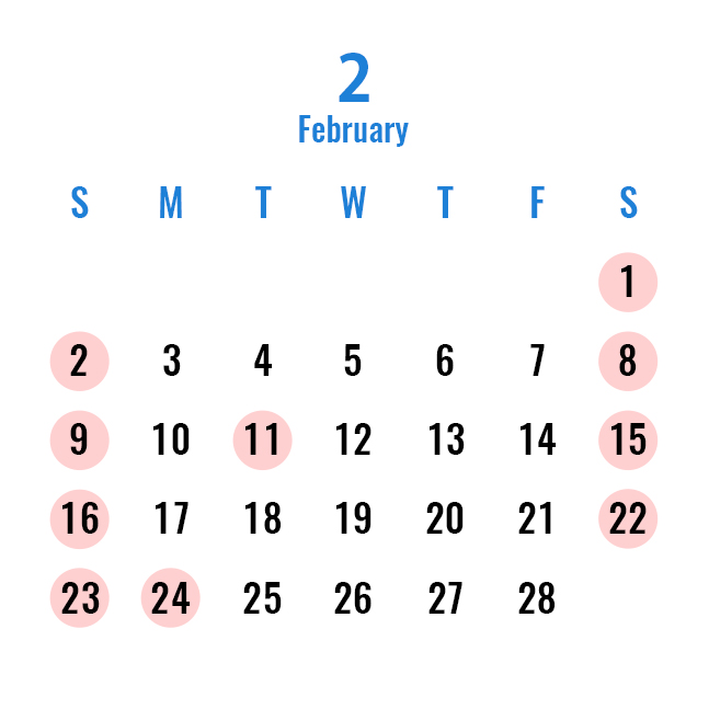 Head Office and Sales Office Calendar