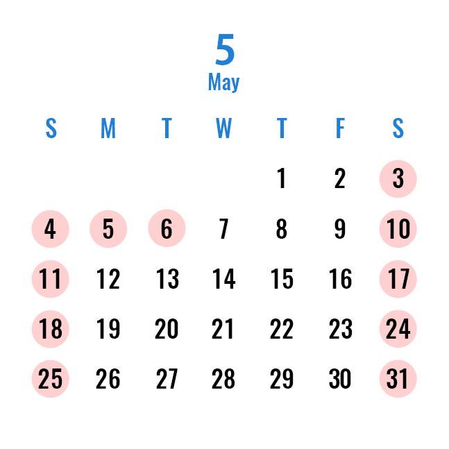 Head Office and Sales Office Calendar